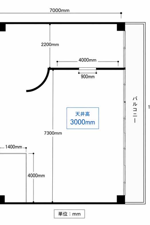 STUDIO NONAMES｜平面図