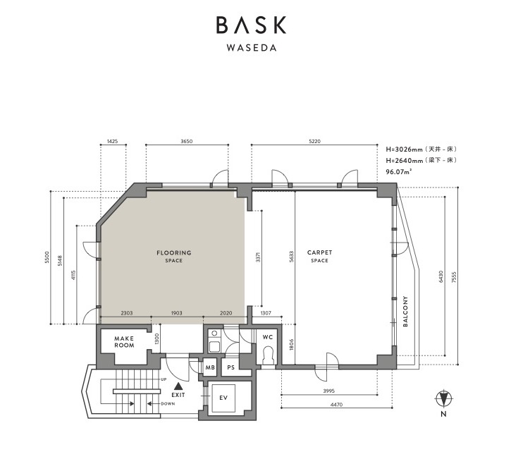 BASK Waseda｜平面図