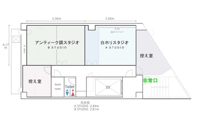 VINCENT STUDIO｜平面図
