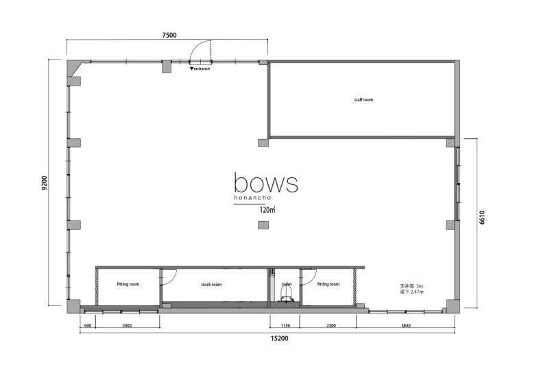 bows multi space｜平面図