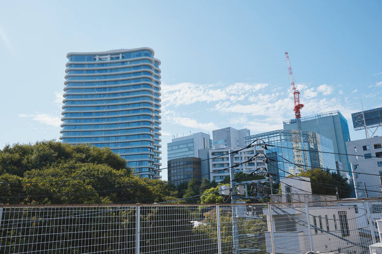 koto 青山屋上｜緑と高層建築が並ぶ青山らしい景観は都会的なポートレートにピッタリ