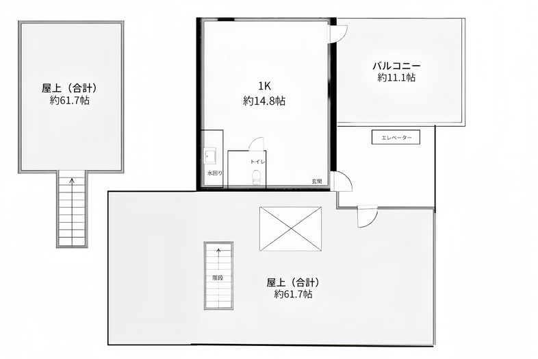 承認欲求STUDIO｜9F：平面図