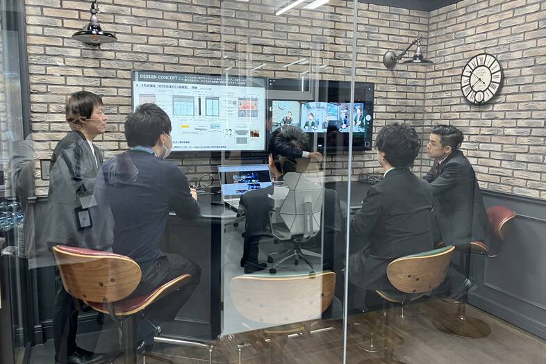 株式会社ホットスケープ 本社オフィス｜【ヨン】ミーティングシーン撮影イメージ