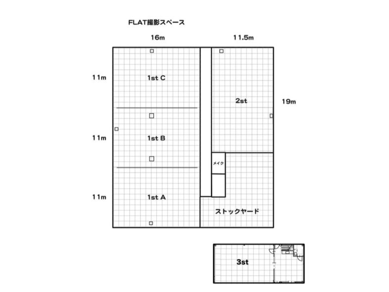 MEGA STUDIO FLAT｜平面図