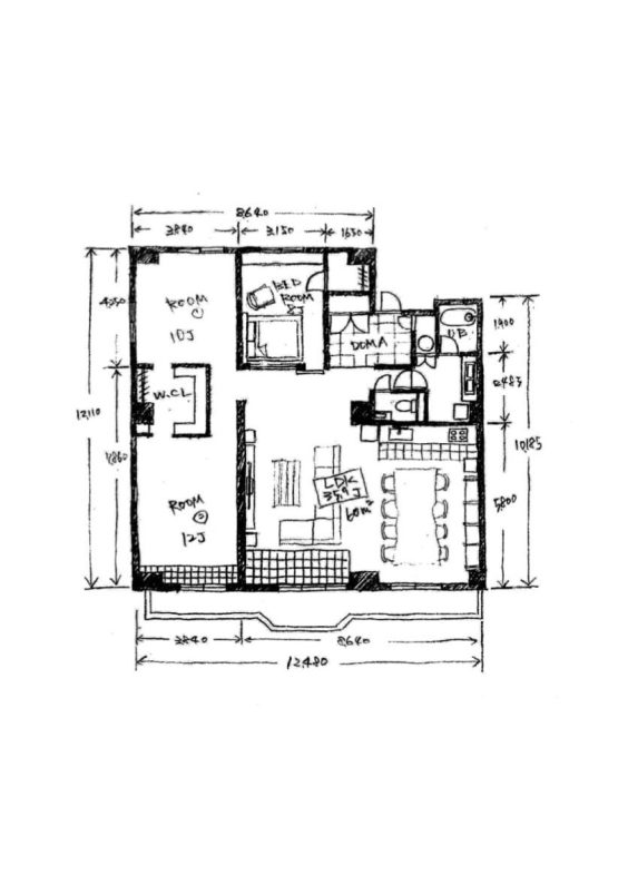 スクエア箕面 TYPE-2｜平面図