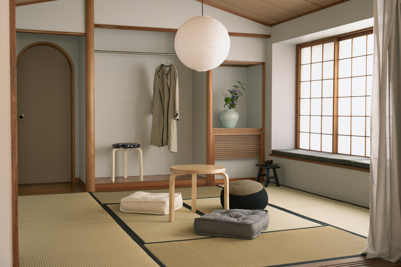 studio cork｜畳と障子に木製家具が調和する和室は、和モダンなライフスタイル撮影に