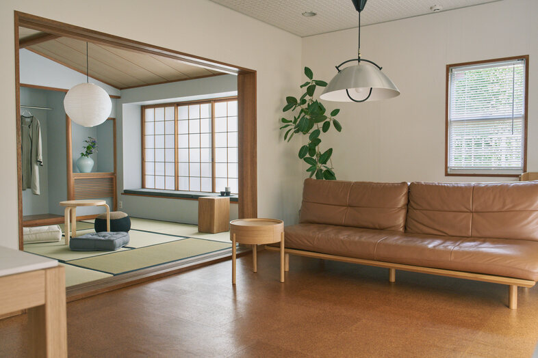 studio cork｜コルク床のリビングと和室を一続きに撮影できる、温かみのあるハウススタジオ