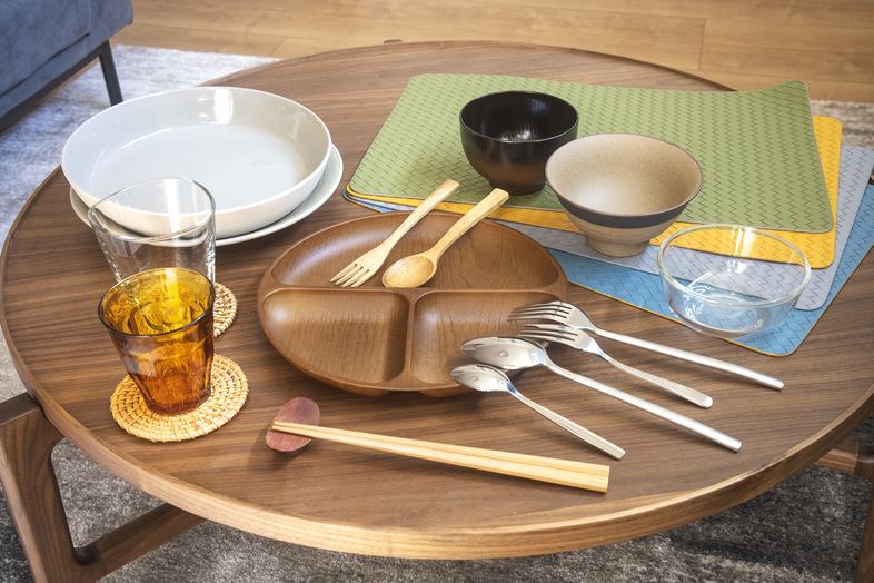 SpemoHouse上板橋｜食事シーンや撮影に使用可能な食器類・ランチョンマット